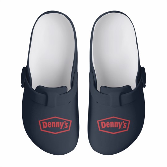 Discover Denny's Logo Restaurant Slip On Clogs