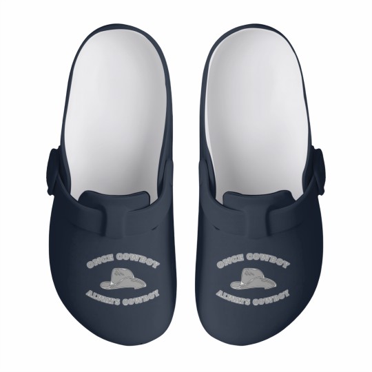 Discover Once cowboy always Cowboy Sherrif Western cowboy Slip On Clogs
