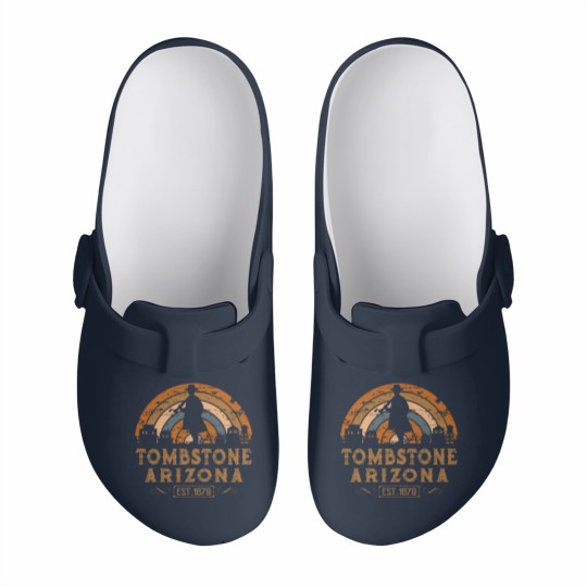 Discover tombstone Arizonna az retro style wild west gift Slip On Clogs