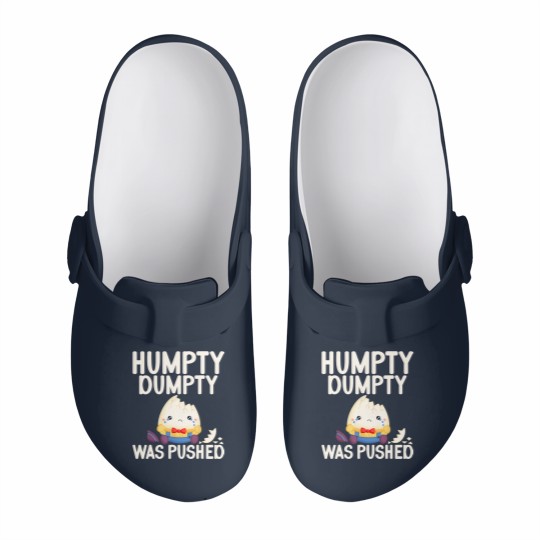Discover Humpty Dumpty Was Pushed Conspiracy Slip On Clogs