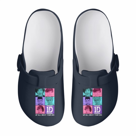 Discover Up All Night Tour 2012 Harry selfie One direction Slip On Clogs Merch