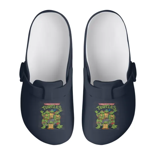 Discover Teenage Mutant Ninja Turtles Classic Retro Logo Slip On Clogs