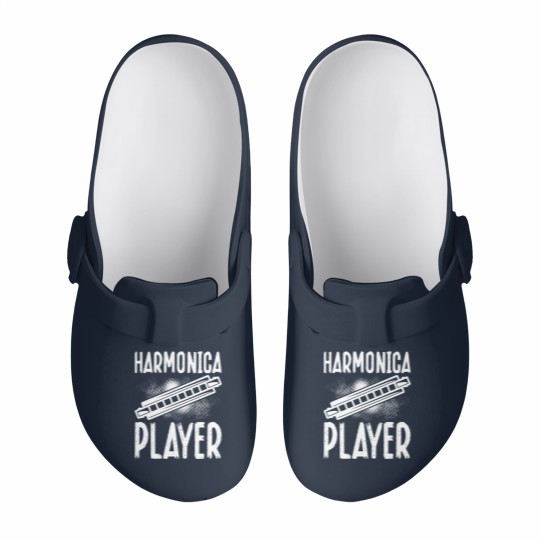 Discover Harmonica Player Design For French Harp Musician Harmonicist Slip On Clogs