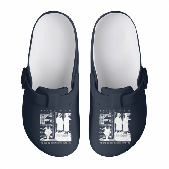 Discover The Devil and God are Raging Inside Me (White vr.) - Fanartwork Slip On Clogs
