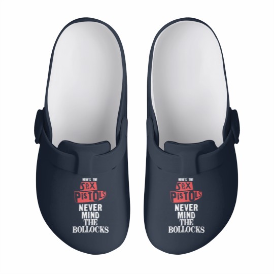 Discover The sx Pistols Unisex Slip On Clogs: NMTB Distressed (Dip-Dye)