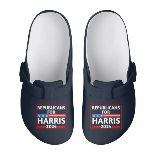 Discover Republicans-for-harris - Republicans For Harris - Slip On Clogs