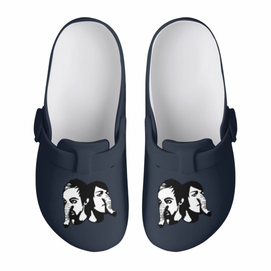 Discover Death From Above 1979 - Heads Up Elelphant Heads Fitted Slip On Clogs