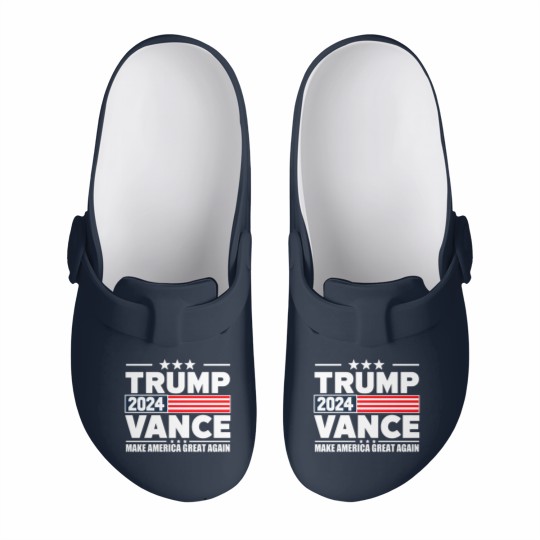 Discover Trump Vance 2024 Merchandise - Trump Vance - Slip On Clogs