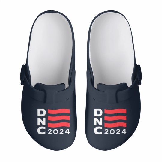Discover DNC Democratic National Convention 2024 LOGO - Kamala Harris - Slip On Clogs
