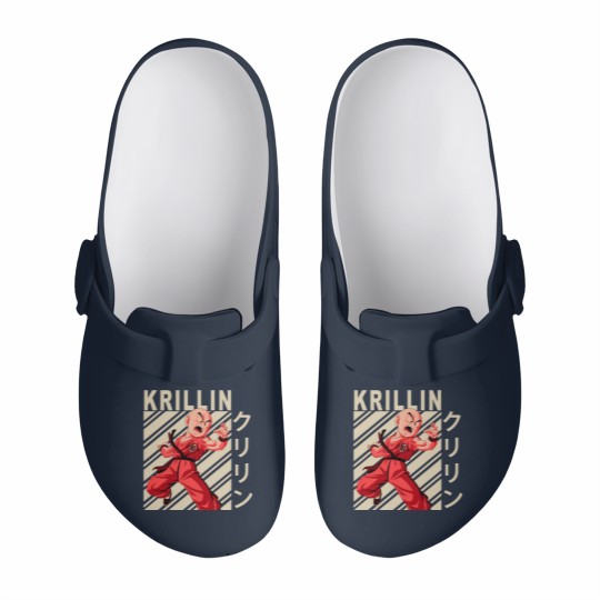 Discover Krillin - Vintage Artcompressed Slip On Clogs