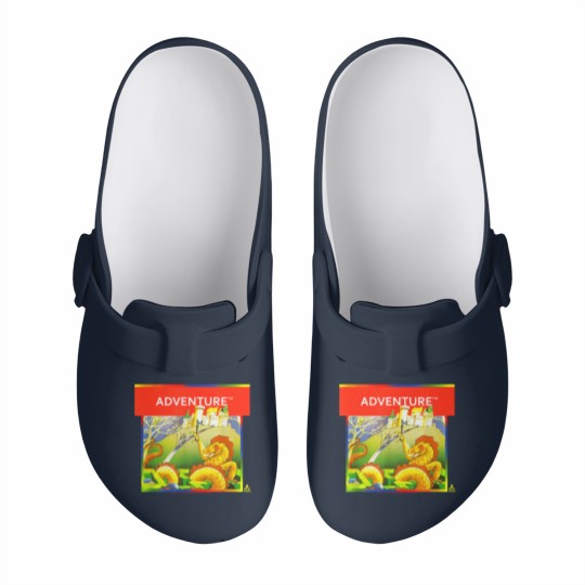 Discover Atari Adventure Box Art Slip On Clogs