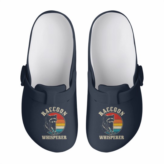Discover Cats Raccoon Whisperer Vintage Retro Racoon Street Cat Slip On Clogs
