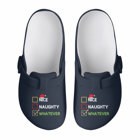 Discover Nice Naughty Whatever Slip On Clogs