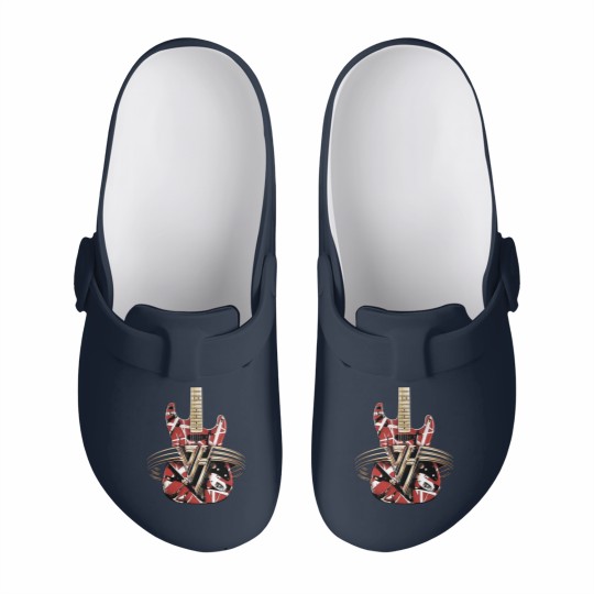 Discover red van guitar halen Slip On Clogs
