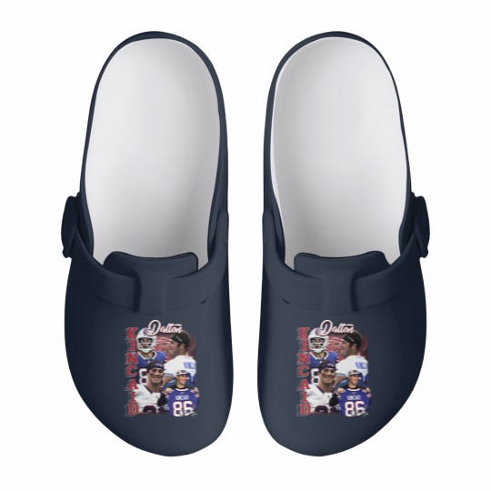 Discover Vintage Dalton Kincaid Slip On Clogs, Football Slip On Clogs, Classic 90s Graphic Slip On Clogs