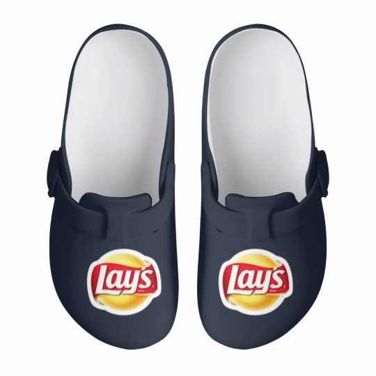 Discover Lays Logo Slip On Clogs
