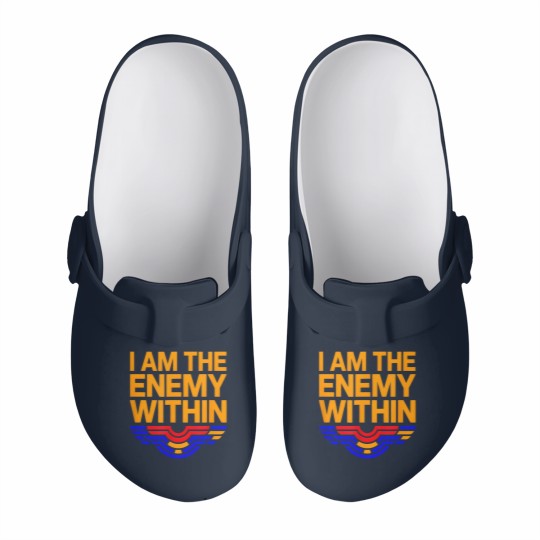 Discover I Am The Enemy Within Slip On Clogs Slip On Clogs