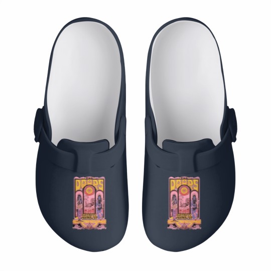 Discover Vintage The Doors 60's Concert Slip On Clogs, The Doors Slip On Clogs