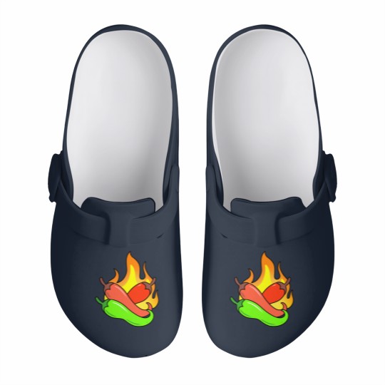 Discover hot peppers Slip On Clogs