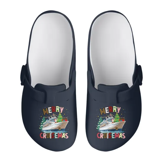 Discover Merry Cruisemas Slip On Clogs, Christmas Cruise Crew Slip On Clogs