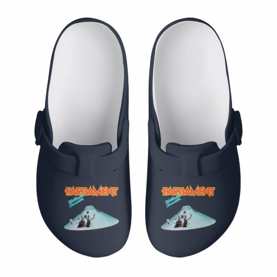 Discover PARLIAMENT FUNKADELIC MOTHERSHIP CONNECTION George Clinton Slip On Clogs