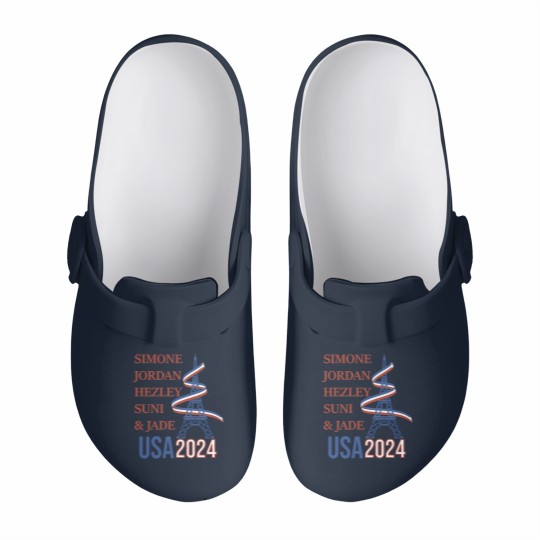 Discover Simone - Jordan - Hezley - Suni - Jade Slip On Clogs, USA 2024 Olympics Slip On Clogs