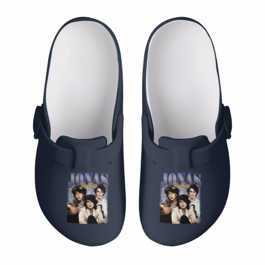 Discover Jonas Brothers 90s Vintage Slip On Clogs, Jonas Brothers Bootleg Slip On Clogs, Jonas Brothers Slip On Clogs