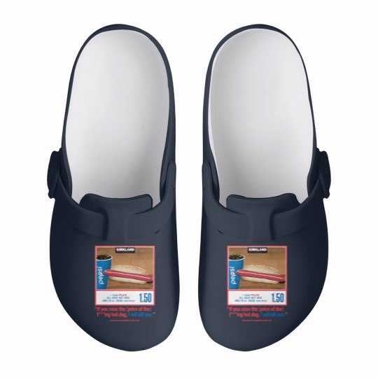 Discover Costco Hot Dog & Soda Combo Slip On Clogs