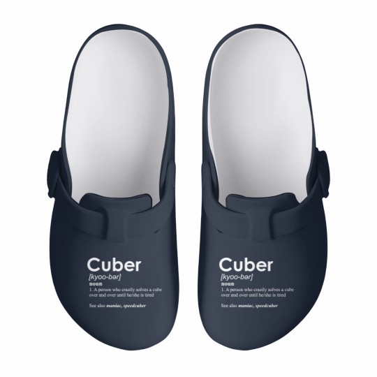 Discover Competitive Puzzle Cuber definition Speed Cubing Vintage Slip On Clogs