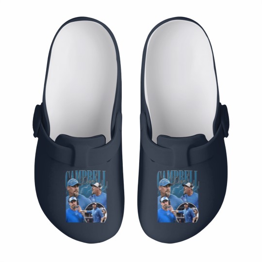 Discover Vintage Dan Campbell Slip On Clogs, Slip On Clogs, Slip On Clogs, Football Slip On Clogs