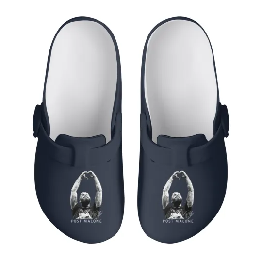 Discover Post Malone Hand Hearts Slip On Clogs