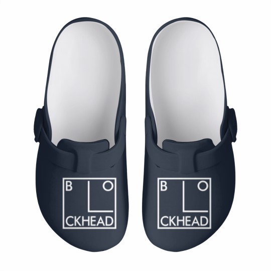 Discover Ian Dury and The Blockheads logo Slip On Clogs