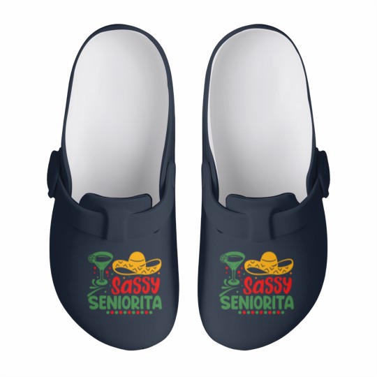 Discover Sassy Seniorita Sombrera Cinco De Mayo Margarita L Slip On Clogs