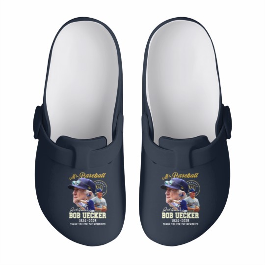 Discover Bob Uecker Mr. Baseball 1934-2025 Thank You - Bob Uecker Mr Baseball 1934 2025 - Slip On Clogs
