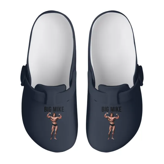 Discover Big Mike Michelle Obama Funny Slip On Clogs Unisex Heavy Cotton Slip On Clogs