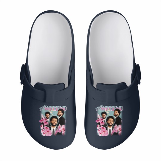 Discover Weeknd Vintage Style Rap Slip On Clogs