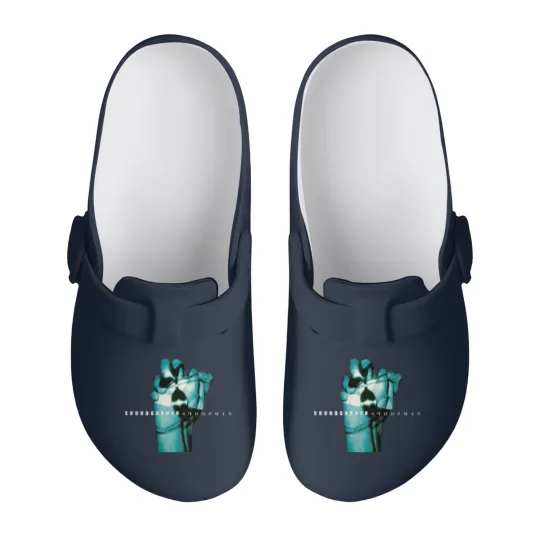 Discover Spoonman Soundgarden Chris Cornell Rock Single Band Black Slip On Clogs