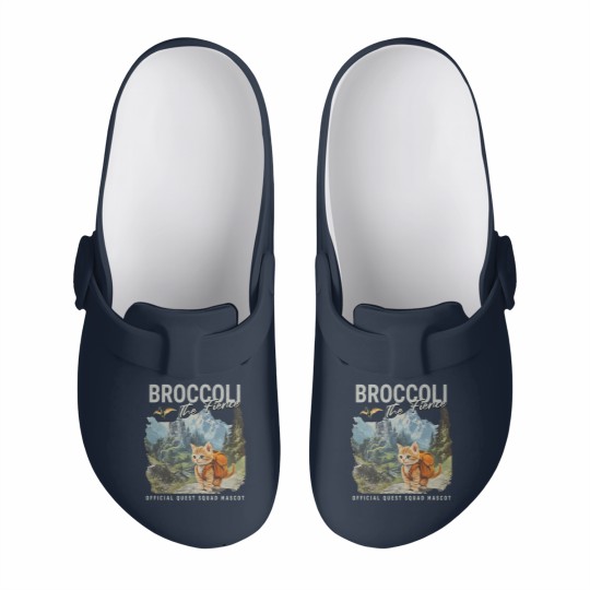 Discover Broccoli the Fierce Slip On Clogs, Sworn Protector of the Quest Squad Slip On Clogs, Fourth Wing Inspired