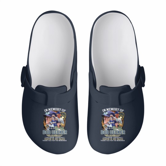 Discover Mr. Baseball In Memory Of Bob Uecker Forever In Our Hearts 1934-2025 Slip On Clogs