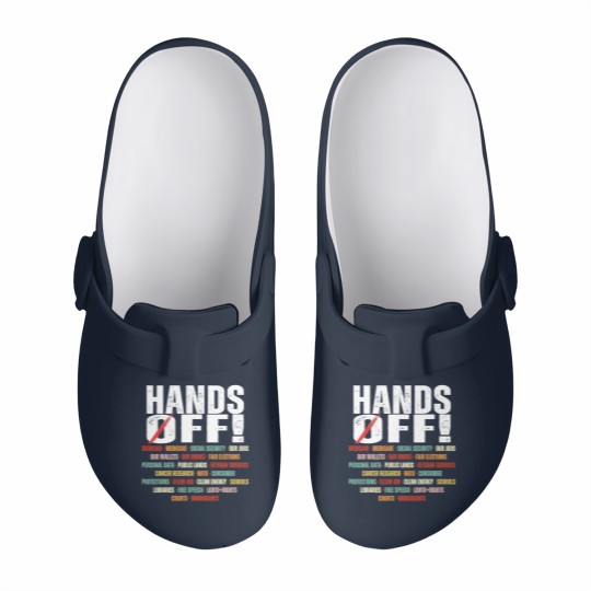 Discover Hands Off Protest Political Activism Activism Save Public Slip On Clogs