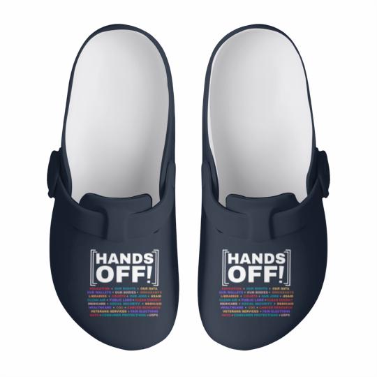 Discover Hands Off Slip On Clogs, Hands Off Rally, Hands off social security