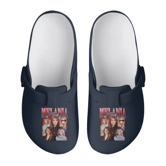 Discover Melania Trump Bootleg Vintage Slip On Clogs, Melania Trump Slip On Clogs