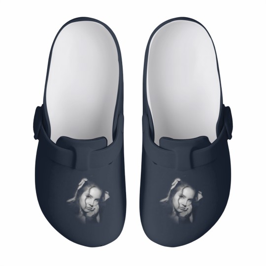 Discover 90s Lana Del Rey music Slip On Clogs graphic Slip On Clogs Charcoal Slip On Clogs Men Women