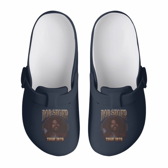 Discover Bob Seger Vintage Slip On Clogs