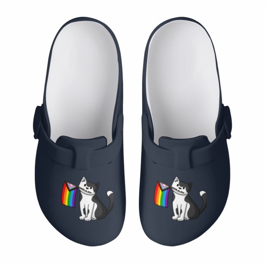 Discover Progress Pride  Pride Cat Slip On Clogs