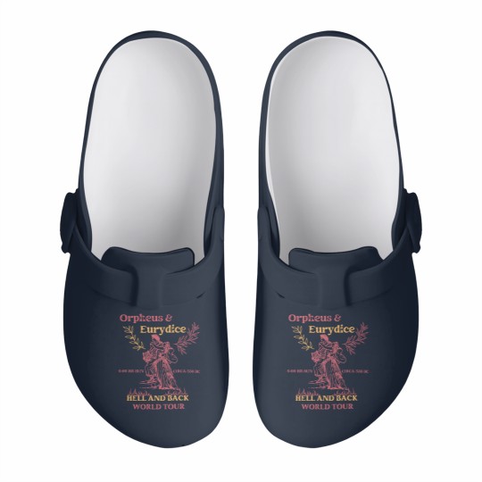 Discover Orpheus and Eurydice Slip On Clogs, Mythology Slip On Clogs, Vintage Greek Mythology Poet Slip On Clogs