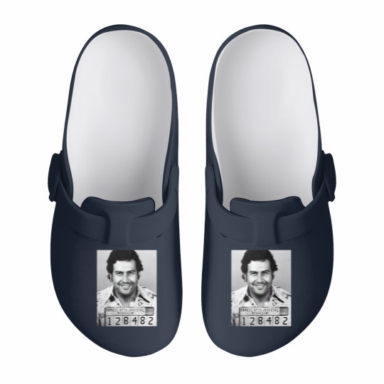 Discover Pablo Escobar Mugshot Premium Slip On Clogs