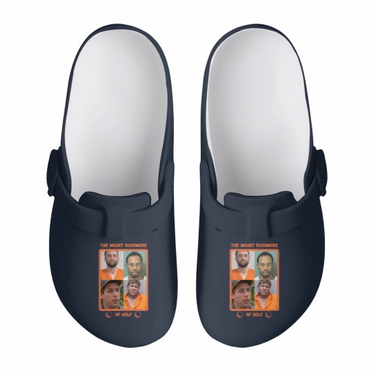 Discover Mount Rushmore of Golf Slip On Clogs, Funny Golf Slip On Clogs, Tiger Slip On Clogs, Free Scottie