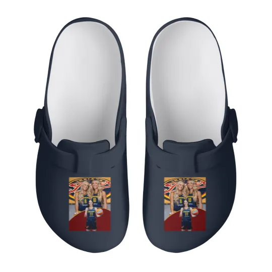 Discover Lexie Hull & Sophie Cunningham Indiana Fever Vintage Trio Slip On Clogs – Step Sisters Slip On Clogs
