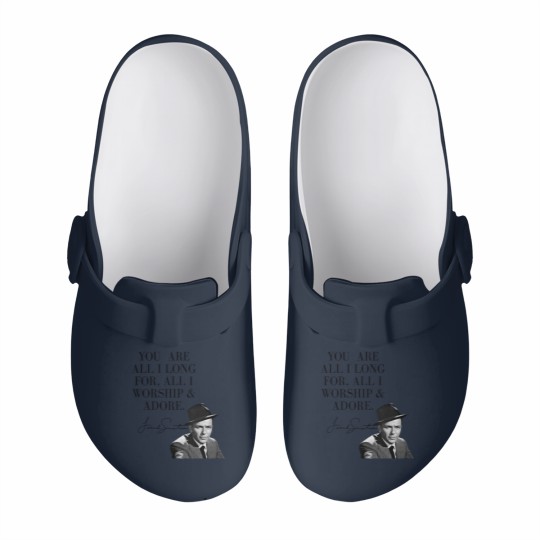 Discover Frank Sinatra Slip On Clogs, Gift for Her, Moon Slip On Clogs, Music Slip On Clogs